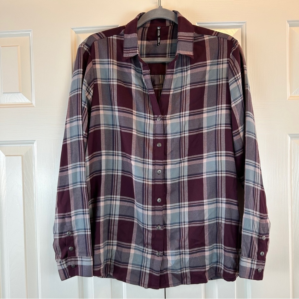 Kuhl Plaid Button Down Shirt